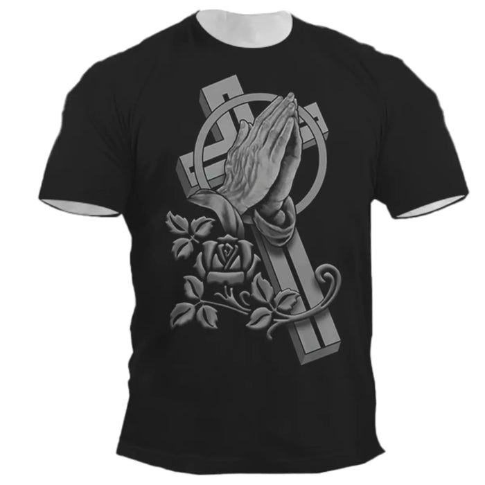 Men's Fashion 3D Printed Short Sleeve T-Shirt