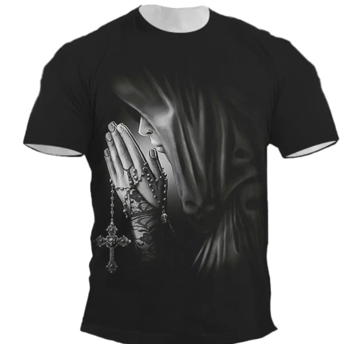 Men's Fashion 3D Printed Short Sleeve T-Shirt