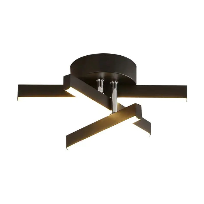 Contemporary Dual Ring LED Ceiling Light