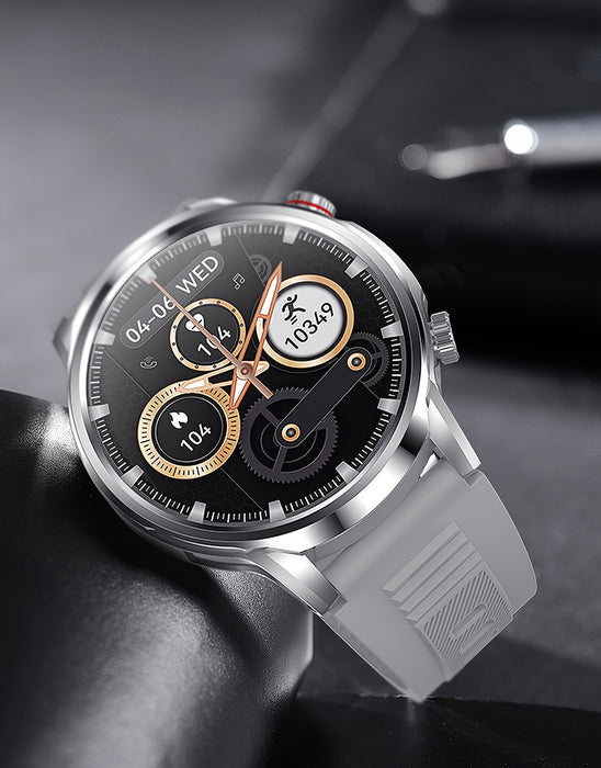 2025 New GPS Tracking Smartwatch, 1, 95-inch HD Large Screen, 500mAh Large Capacity Battery, Built-in 5, 2/3, 0 Dual Wireless Chip, Supports Wireless Calling, Multiple Sports Modes, Suitable for iPhone and Android, Zinc Alloy