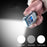1pc USB Rechargeable Dual Arc Plasma Lighter with Flashlight - Portable Electronic Igniter for Outdoor Survival, Emergency & Exploration, Transparent Green & Yellow Design, Perfect Gift for Men and Women