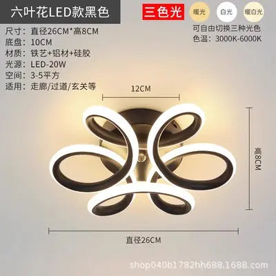 Scandinavian LED Ceiling Light for Passageways
