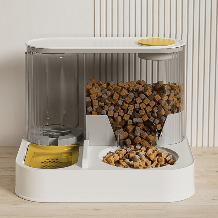 2-in-1 Cat Feeder and Water Dispenser - Leak-Proof, Automatic Pet Bowls for Cats