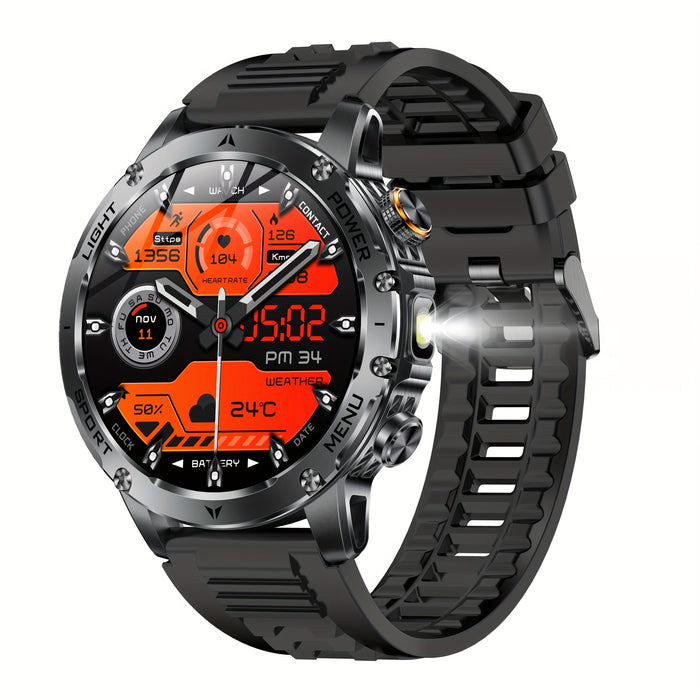 IPX8 New Multifunctional Smart Watch, Battery, Fitness Tracker, Call and Message Notifications, IPX8 High Quality, Flashlight, Calculator, Stopwatch, HD Full Touch Screen, Sports Data Recording, Gift Choice