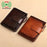 BANYANU Men'S Genuine Leather Wallet - Slim Vertical Design with Multiple Card Slots, RFID Blocking, and Secure Zipper Closure for Everyday Use, Everyday Wallet | Sleek Wallet | Genuine Leather Wallet