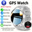 2025 New GPS Tracking Smartwatch, 1, 95-inch HD Large Screen, 500mAh Large Capacity Battery, Built-in 5, 2/3, 0 Dual Wireless Chip, Supports Wireless Calling, Multiple Sports Modes, Suitable for iPhone and Android, Zinc Alloy