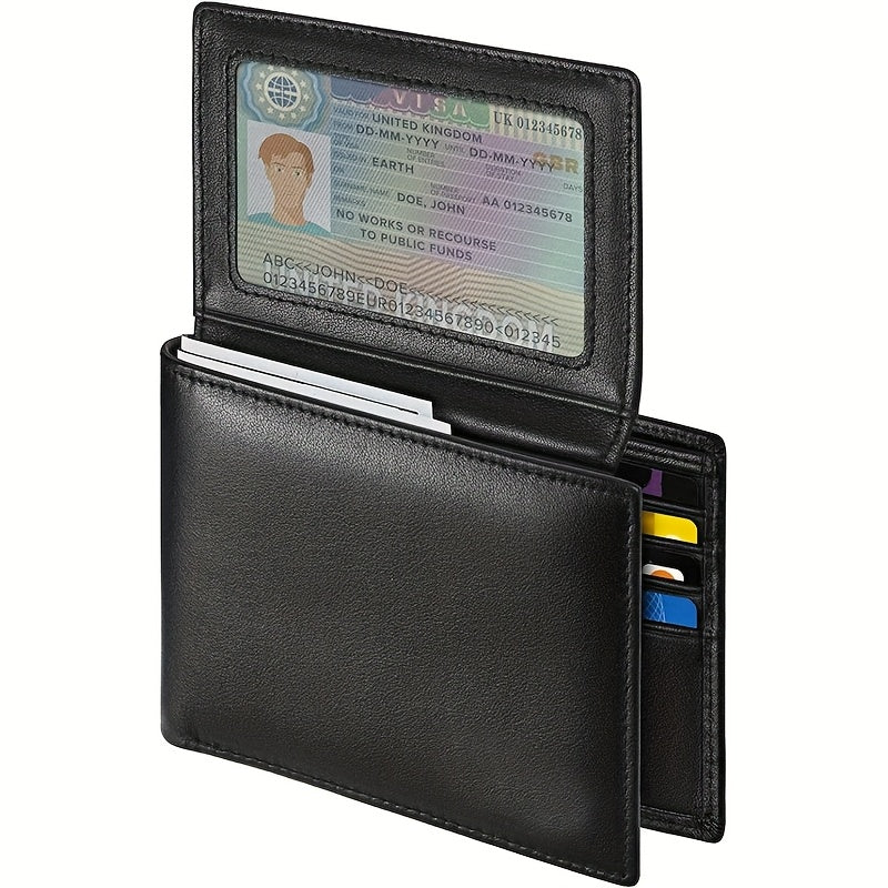 Carteira Masculina RFID Personalizada - Design Slim com Gravação do Nome
