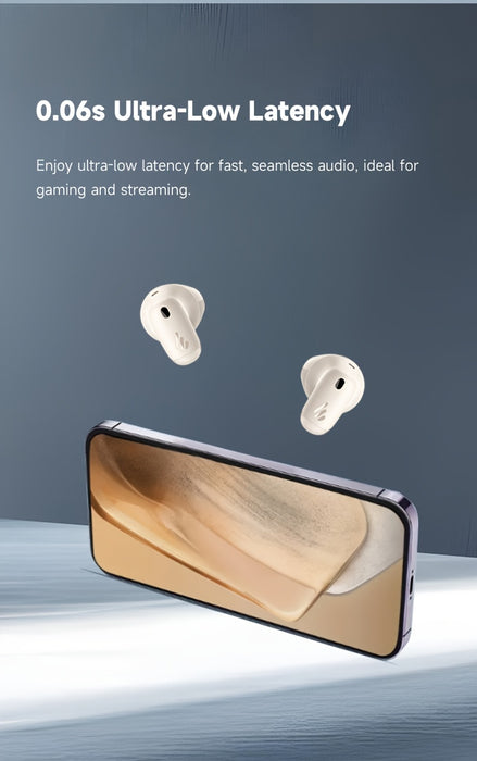 Edifier T10 AI Call Noise Reduction Earphones, Stereo Wireless Earphones, 2024 New Earphones, Wireless 5.4, Built in Microphone, Clear Call, Rechargeable 350mAh Lithium Polymer Battery, Plastic Material, No Cable Required, Su