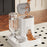 2-in-1 Automatic Cat Feeder & Water Dispenser - Neck-Friendly Anti-Choking Design, Leak-Proof Pet Station with Spill-Proof Lid, Multi-Compartment Food & Water Dispenser for Busy Cat Owners, Indoor Pet Feeder & Water Dispenser