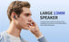 5.3 Multifunctional Touch Screen Earbuds Wireless Noise Cancelling Headphones, 8 Hours Playback Time, Smart Touch Charging Case with Built-in SD Card and MP3 Playback Function, Suitable for Running, Exercise, Travel