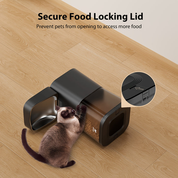 Alimentador Automático para Gatos com Câmara HD - WiFi Smart App