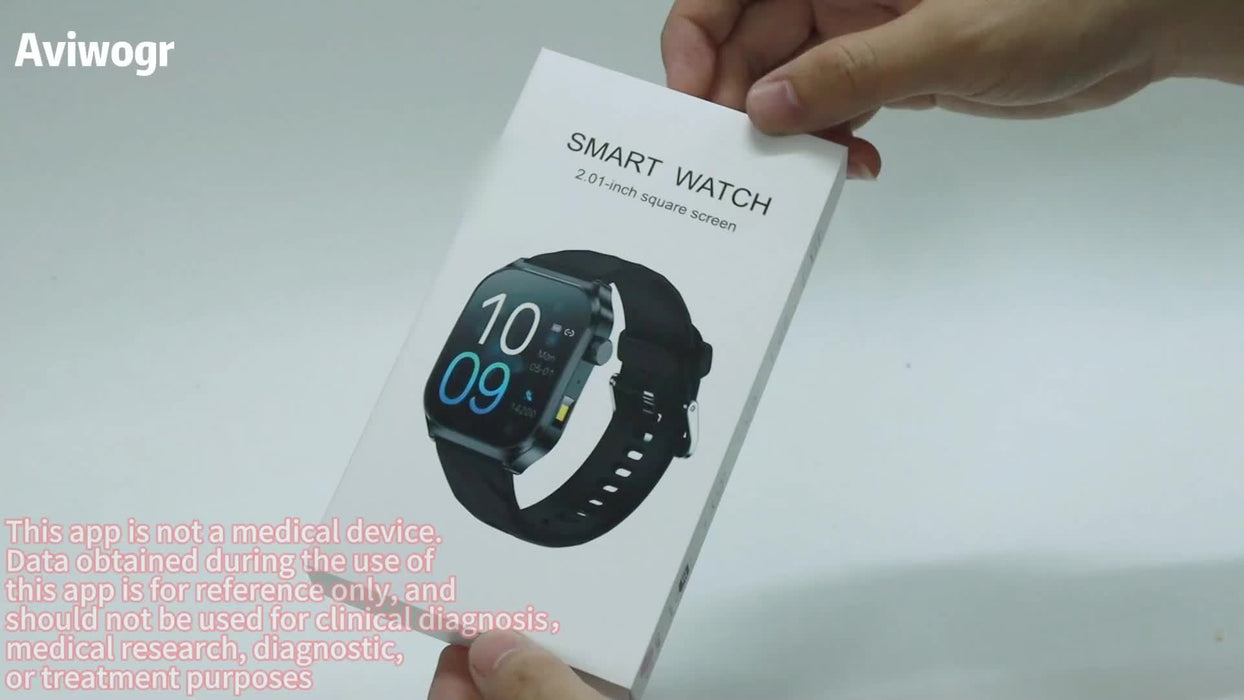 AI voice assistant high-definition touch screen - multifunctional 2.1-inch smartwatch, LED flashlight, sedentary reminder/music control, remote camera control, as well as high-quality smartwatch with wireless calling, message