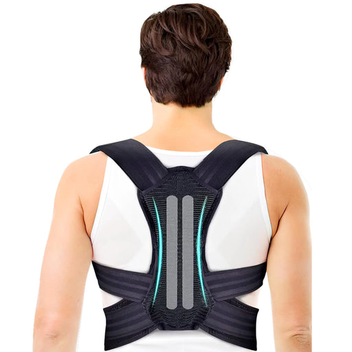 THE BAKER LEAGUE Adjustable Posture Corrector Back Brace Posture Trainer Scoliosis and Hunchback Correction Back Pain Spine Corrector (Medium)