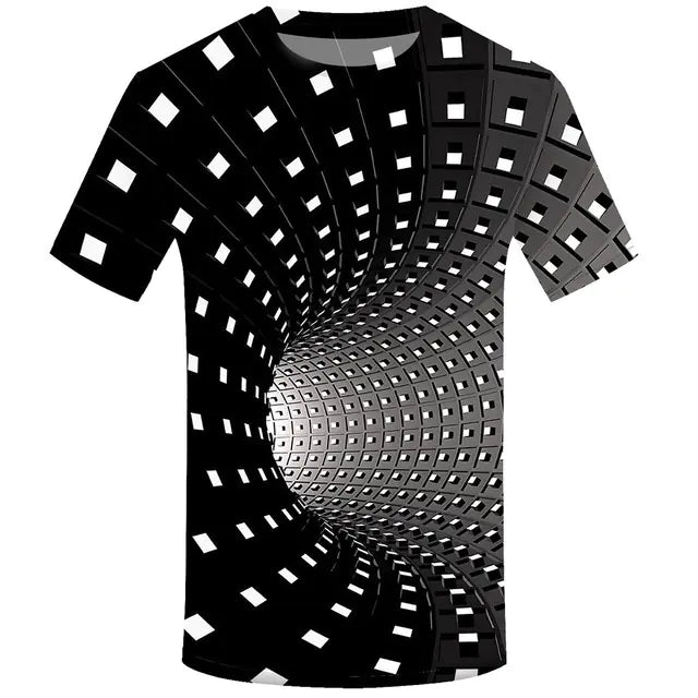 Men's Summer 3D Printed Short Sleeve T-Shirt