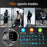 LIGE Men'S Smart Watch with 1000mAh Battery, Wireless Calls, Sleep Monitor, 1, 17.78cm Round Screen, LED Flashlight, 120+ Sports Modes, Fitness Tracker, IPX8 Waterproof, Compatible with Android & for iPhone