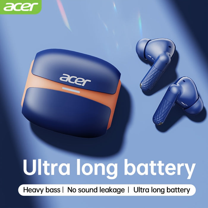 [acer official authentic]In-Ear Design|TWS Wireless Headset|Stereo|Heavy Bass|Low Latency|Comfortable Wearing(Study/Business/Sports/Running/Fitness)|Multi-Device Compatible(Mobile Phone/Tablet/Laptop)|Christmas Gift/Valentine