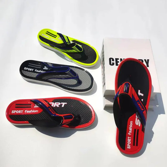 Men's Beach Ready Sandals - Durable Summer Flip Flops