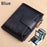 BANYANU Men'S Genuine Leather Wallet - Slim Vertical Design with Multiple Card Slots, RFID Blocking, and Secure Zipper Closure for Everyday Use, Everyday Wallet | Sleek Wallet | Genuine Leather Wallet