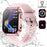 AI voice assistant high-definition touch screen - multifunctional 2.1-inch smartwatch, LED flashlight, sedentary reminder/music control, remote camera control, as well as high-quality smartwatch with wireless calling, message