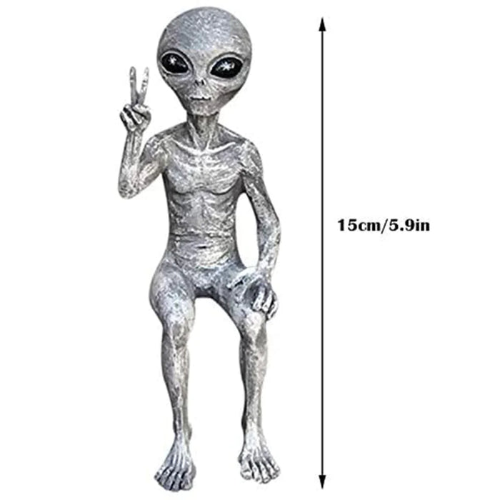Space Intruder Garden Sculptures