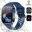 AI voice assistant high-definition touch screen - multifunctional 2.1-inch smartwatch, LED flashlight, sedentary reminder/music control, remote camera control, as well as high-quality smartwatch with wireless calling, message