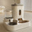 A Two-In-One Device Commonly Used for Feeding Cats And Providing Water, Combining Food And Water in One Unit. It Includes an Automatic Cat Feeder, Feeding And Watering Tools for Cats, Cat Water Dispensers, Bowls And Dishes fo