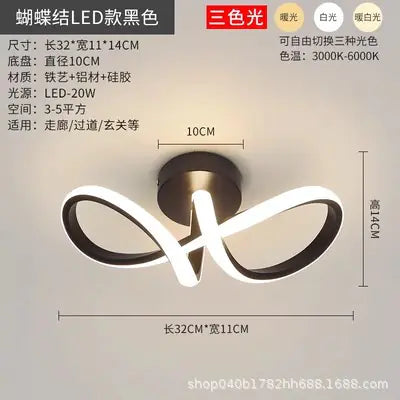 Scandinavian LED Ceiling Light for Passageways
