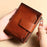 BANYANU Men'S Genuine Leather Wallet - Slim Vertical Design with Multiple Card Slots, RFID Blocking, and Secure Zipper Closure for Everyday Use, Everyday Wallet | Sleek Wallet | Genuine Leather Wallet