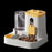 A Two-In-One Device Commonly Used for Feeding Cats And Providing Water, Combining Food And Water in One Unit. It Includes an Automatic Cat Feeder, Feeding And Watering Tools for Cats, Cat Water Dispensers, Bowls And Dishes fo