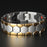 Stylish Stainless Steel Men's Bracelet - Vacuum Electroplated, Waterproof & Sweatproof - Perfect Gift for Family and Friends