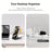3-in-1 15W Fast Charging Station with Wireless Pad - Compatible with iPhone 16, 15, 14, 13, 12, 11, X, 8 Pro Max/Pro/Mini/Plus, iWatch Ultra10/9/8/7/6/5/4/3/2 SE, AirPods 4/3/2/Pro - Ideal for Business Gifts and Birthdays, Ai