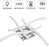 Contemporary Dual Ring LED Ceiling Light