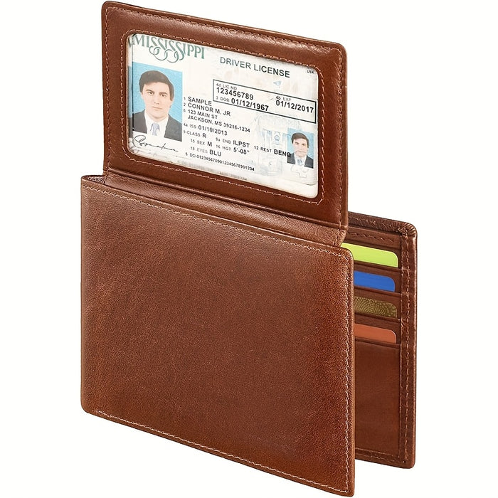 Carteira Masculina RFID Personalizada - Design Slim com Gravação do Nome
