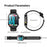 AI voice assistant high-definition touch screen - multifunctional 2.1-inch smartwatch, LED flashlight, sedentary reminder/music control, remote camera control, as well as high-quality smartwatch with wireless calling, message