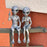 Space Intruder Garden Sculptures
