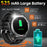 1.43" AMOLED Smartwatch - HD Resolution, 466 * 466 Pixels, 525mAh, High Quality, 5ATM, Multi-Sport Tracker, Music & Call Functionality, Supports Swimming And Diving Up to 50 meters, LED Flashlight Smart Watch for iPhone & for