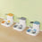 1 Set of 2-in-1 Cat Food Feeding and Watering Device, Integrating Food and Water. Cute appearance, fully automatic operation, but does not require electricity. No wireless or battery required, reasonable size, excellent mater