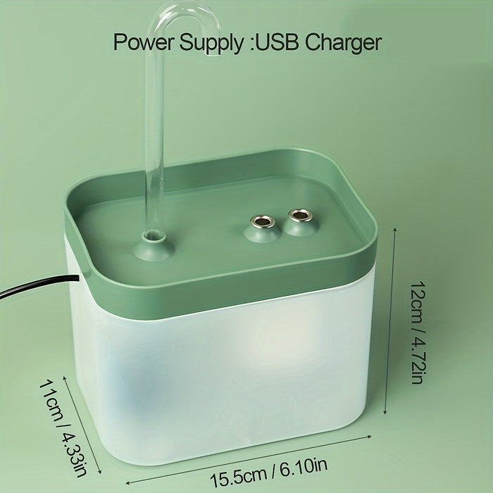 Dispensador de Água Automático para Gatos - Silencioso USB