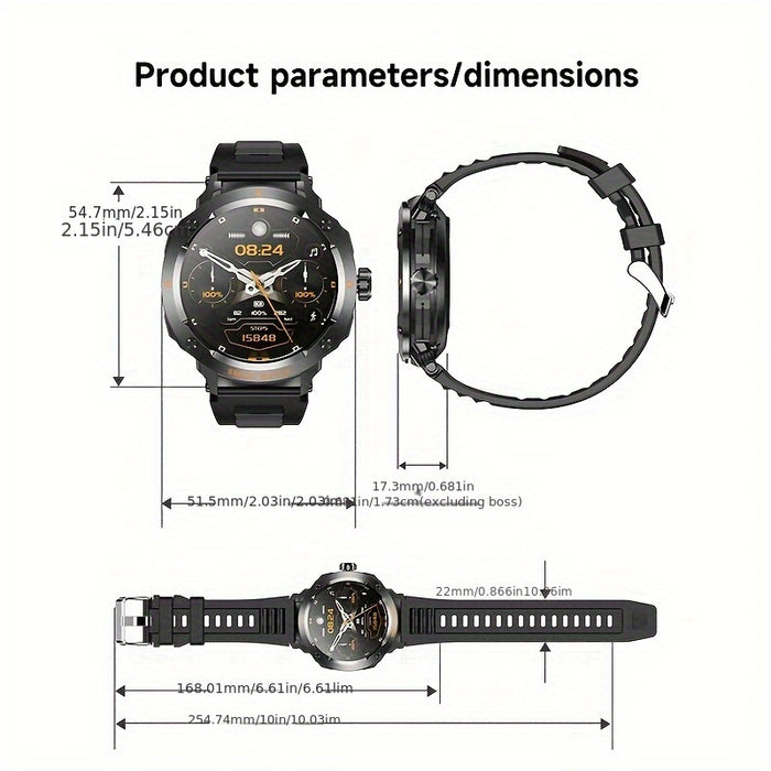 2025 New 2-in-1 Wireless Earphone Smartwatch, Equipped with 5.3 Wireless Earphones, 1.46-inch High-definition Screen Smartwatch, NFC And Wireless Call Reminder Function, 100+sports Mode, USB Charging, Zinc Alloy Shell Smartwa