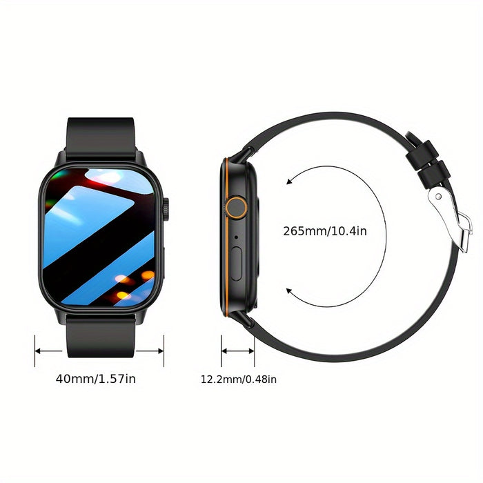 DAORKOW GPS Smartwatch - Waterproof, Stainless Steel Band, 5.11cm HD Display, 170+ Sports Modes, & Step Tracking, Wireless Calls, USB Charging, 420mAh Battery, Unisex Design - Perfect for Valentine's Day, Mother's Day, Women'