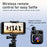 5.3 Multifunctional Touch Screen Earbuds Wireless Noise Cancelling Headphones, 8 Hours Playback Time, Smart Touch Charging Case with Built-in SD Card and MP3 Playback Function, Suitable for Running, Exercise, Travel