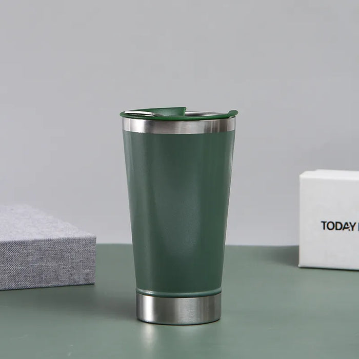 Dual-Use 304 Steel Tumbler & Opener