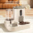1 Set of 2-in-1 Cat Food Feeding and Watering Device, Integrating Food and Water. Cute appearance, fully automatic operation, but does not require electricity. No wireless or battery required, reasonable size, excellent mater
