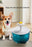 Cats and dogs pet new fountain flower water dispenser automatic cat water dispenser dog water dispenser food grade PP material, quiet operation, USB powered, safe and secure, suitable for cats and dogs large capacity