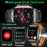 DAORKOW GPS Smartwatch - High Quality, Stainless Steel Strap, 5.11cm HD Display, 170+ Sports Modes & Step Tracking, Wireless Calling, USB Charging, 630mAh Battery, Unisex Design - Perfect Gift for Valentine'S Day, Mother'S Da