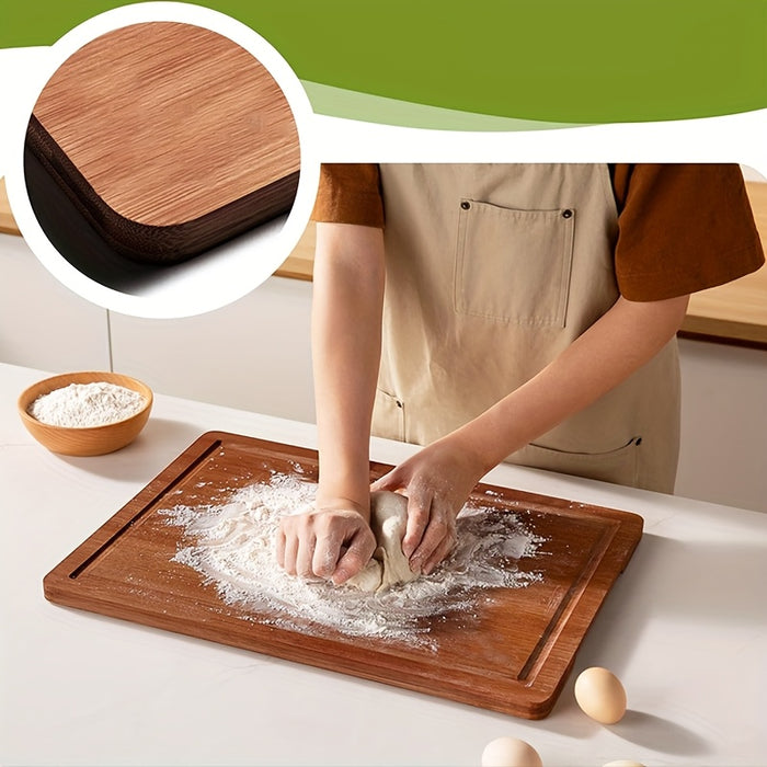 3pcs Bamboo Cutting Board Set, Wooden Thick Multipurpose Chopping Boards for Meat, Vegetables, Fruits, ldeal for Christmas, HalloweenThanksgiving, Valentine's, Mother's Day