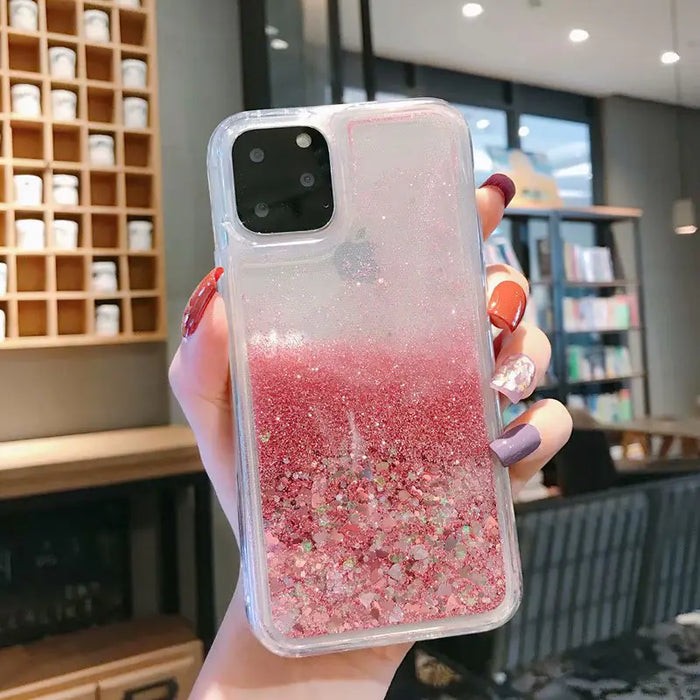 Sparkle TPU Quicksand Case for iPhone