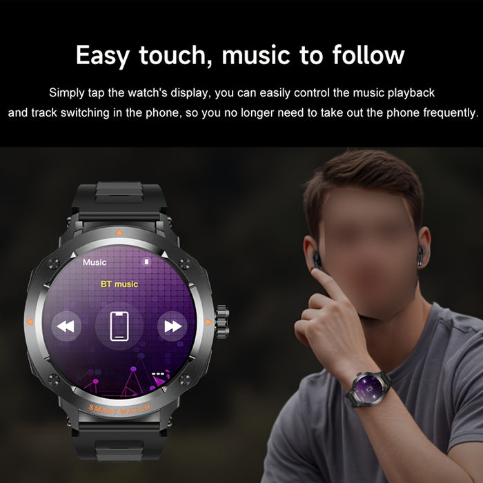 2025 New 2-in-1 Wireless Earphone Smartwatch, Equipped with 5.3 Wireless Earphones, 1.46-inch High-definition Screen Smartwatch, NFC And Wireless Call Reminder Function, 100+sports Mode, USB Charging, Zinc Alloy Shell Smartwa