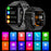 COIUSOR Men'S New 2.01-Inch Smartwatch, with Built-In LED Flashlight, Mobile Phone Synchronization Information, Wireless Calls, High Quality, Over 100 Sports Modes, Compatible with Smart Devices for Iphone And Android Phones
