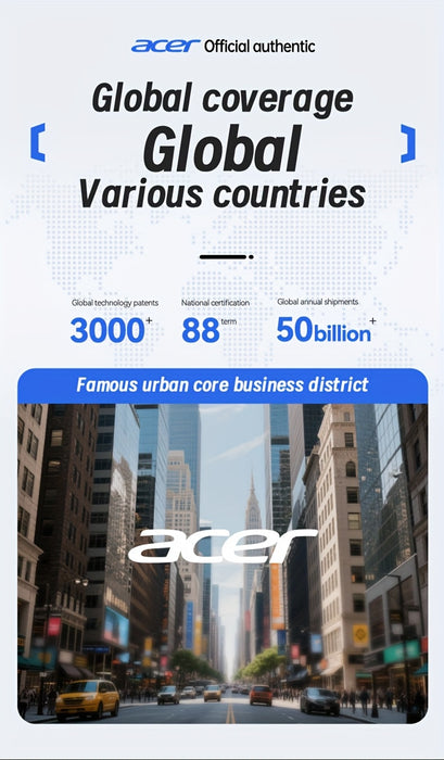 [acer official authentic]In-Ear Design|TWS Wireless Headset|Stereo|Heavy Bass|Low Latency|Comfortable Wearing(Study/Business/Sports/Running/Fitness)|Multi-Device Compatible(Mobile Phone/Tablet/Laptop)|Christmas Gift/Valentine